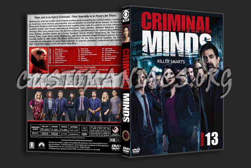 Criminal Minds - Season 13 dvd cover
