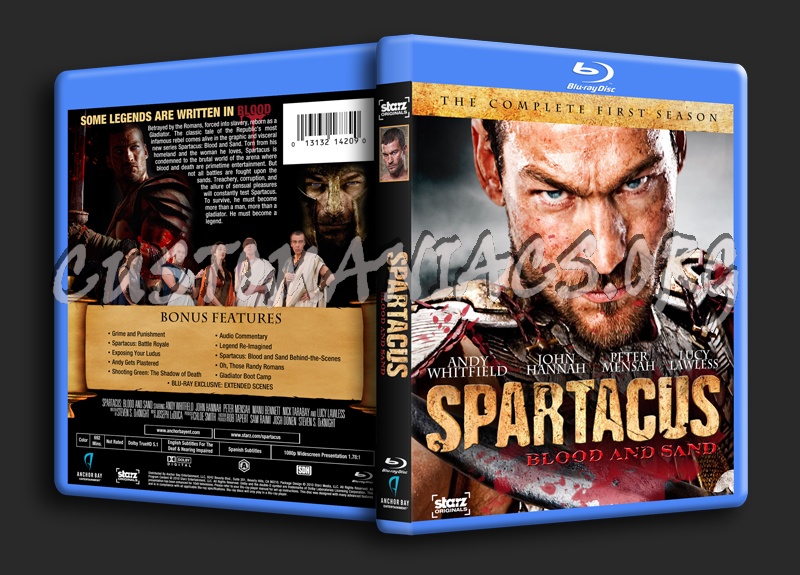 Spartacus: Blood And Sand dvd cover