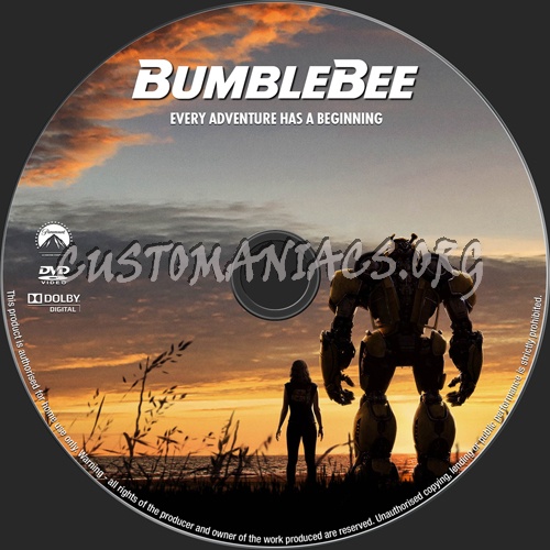 Bumblebee (2018) dvd label