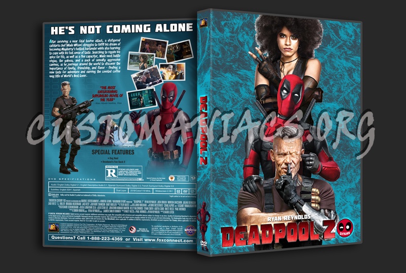 Deadpool 2 dvd cover