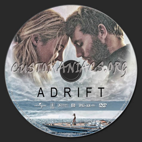 Adrift dvd label