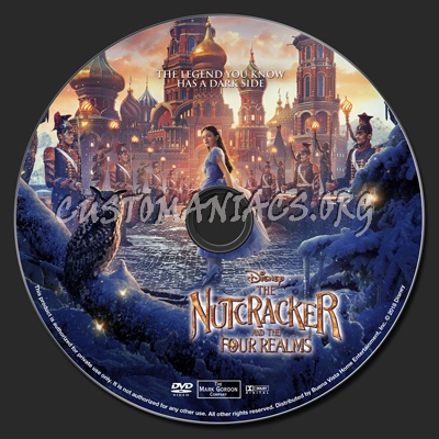 The Nutcracker And The Four Realms dvd label