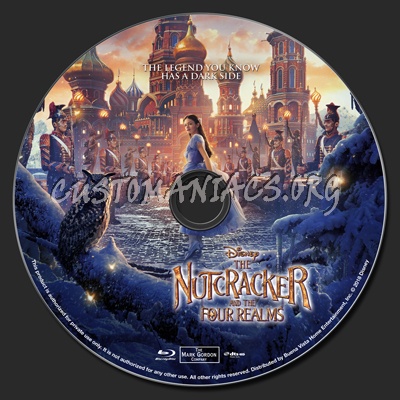 The Nutcracker And The Four Realms blu-ray label