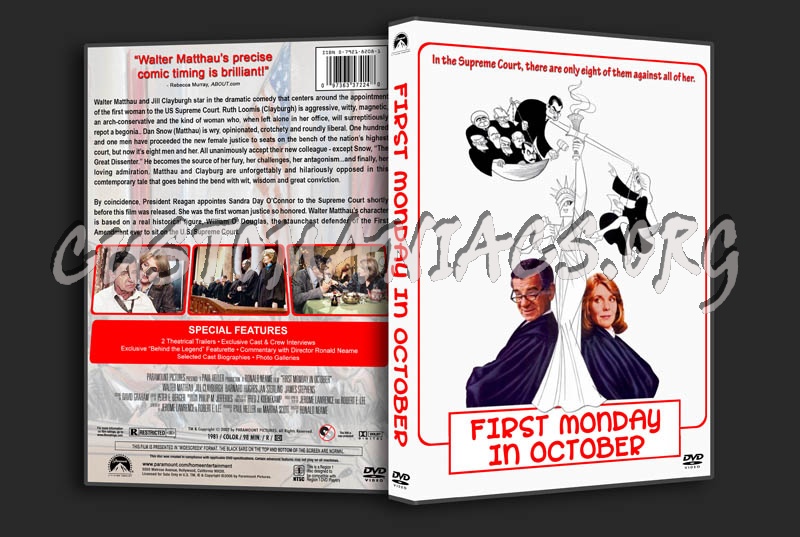 First Monday in October dvd cover