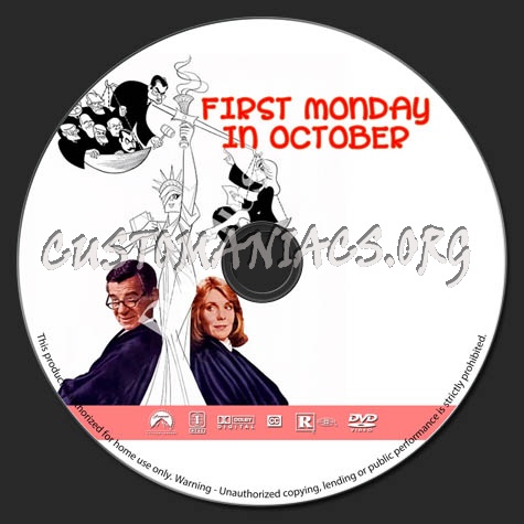 First Monday in October dvd label