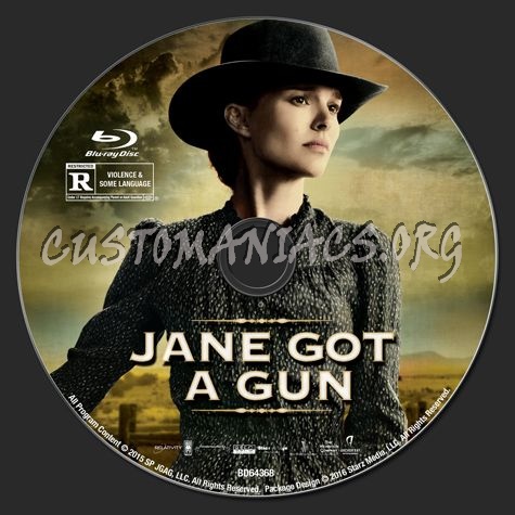 Jane Got A Gun blu-ray label