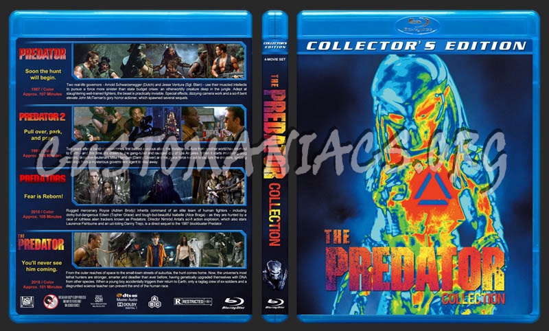 The Predator Collection blu-ray cover