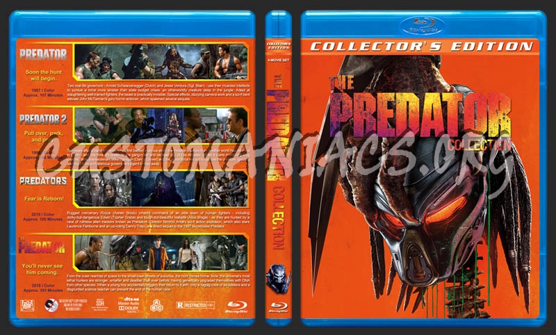The Predator Collection blu-ray cover