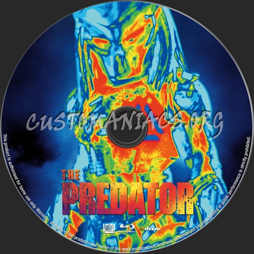 The Predator (2018) blu-ray label