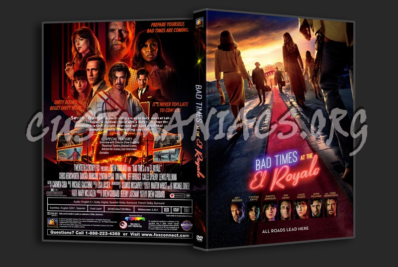 Bad Times At The El Royale dvd cover