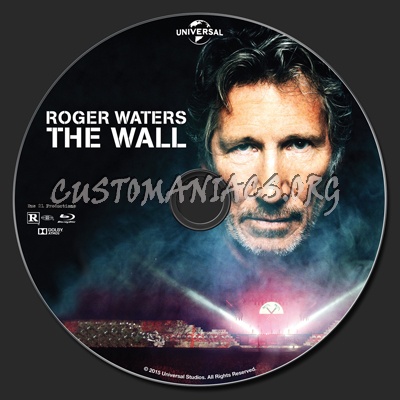 Roger Waters The Wall blu-ray label