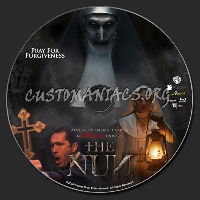 The Nun (2018) blu-ray label
