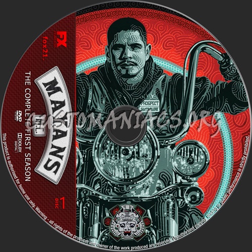 Mayans MC Season 1 dvd label