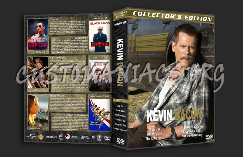 Kevin Bacon Collection - Set 6 dvd cover