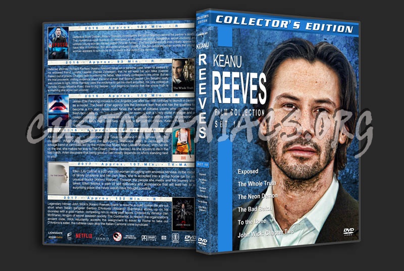 Keanu Reeves Film Collection - Set 10 dvd cover