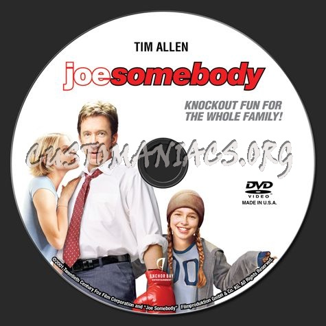 Joe Somebody dvd label