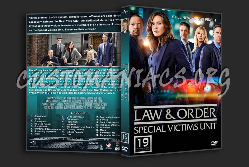Law & Order: Special Victims Unit - Season 19 dvd cover
