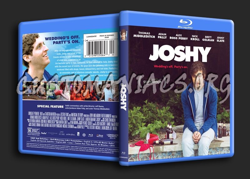 Joshy blu-ray cover