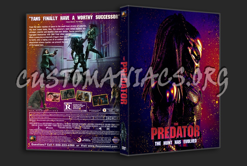 The Predator (2018) dvd cover