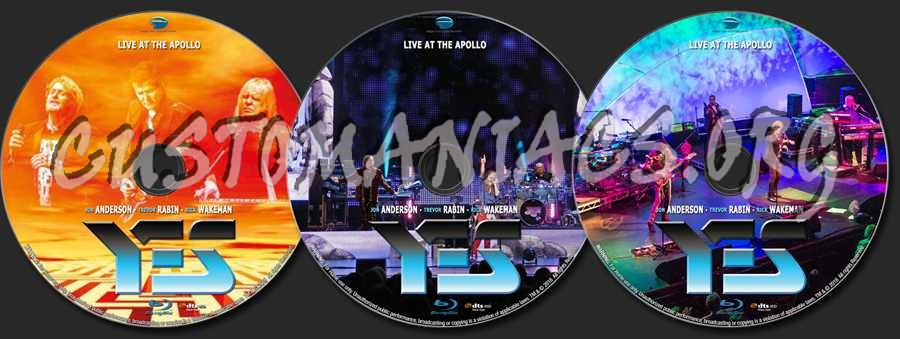 Yes - Live at the Apollo blu-ray label