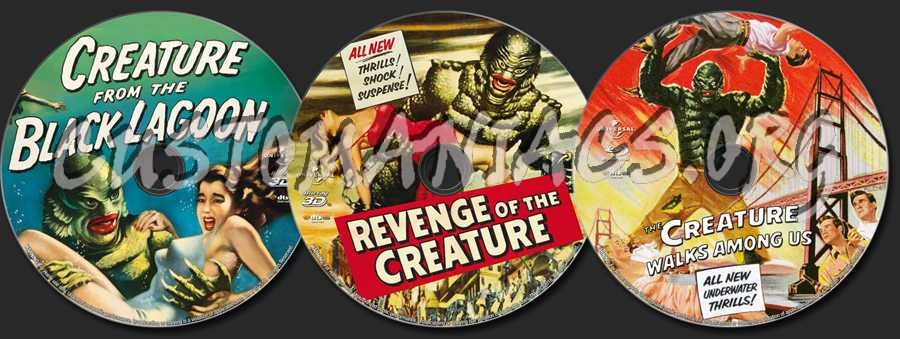 Creature From the Black Lagoon Legacy Collection blu-ray label