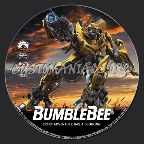 Bumblebee (2018) blu-ray label