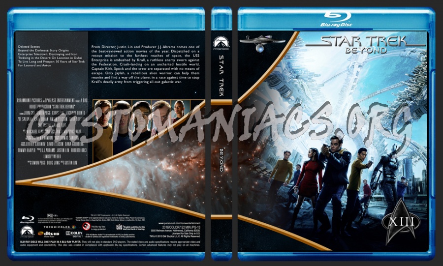 Star Trek Movie Collection blu-ray cover