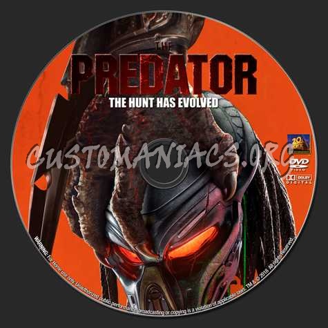 The Predator (2018) dvd label