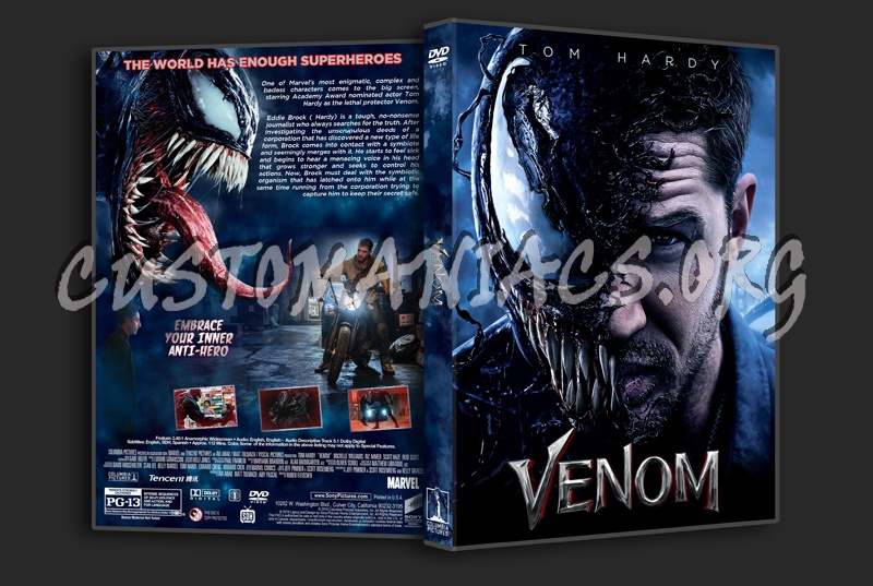 Venom (2018) dvd cover