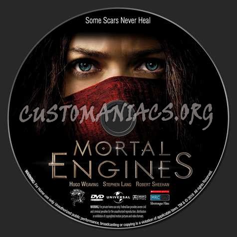 Mortal Engines (2018) dvd label