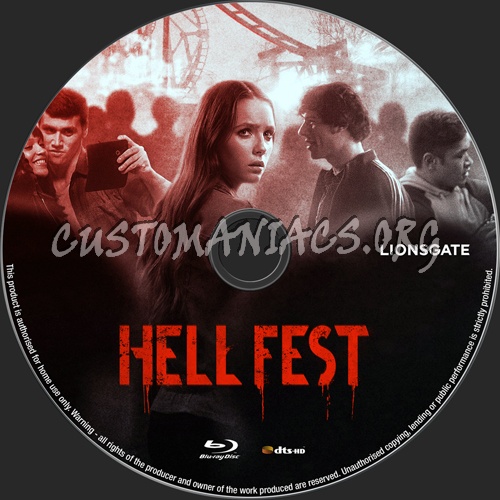Hell Fest (2018) dvd label