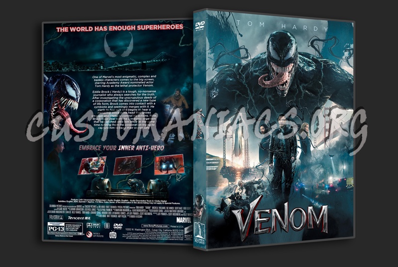 Venom (2018) dvd cover