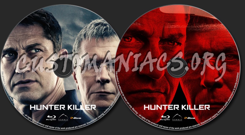 Hunter Killer (2018) blu-ray label