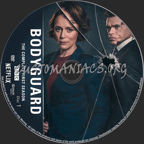 Bodyguard Season 1 dvd label