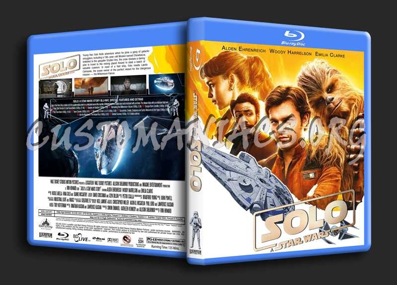 Solo: A Star Wars Story blu-ray cover