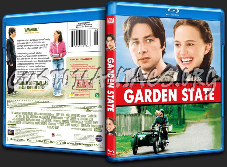 Garden State blu-ray cover