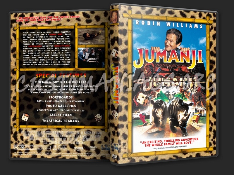 Jumanji jaguar dvd cover