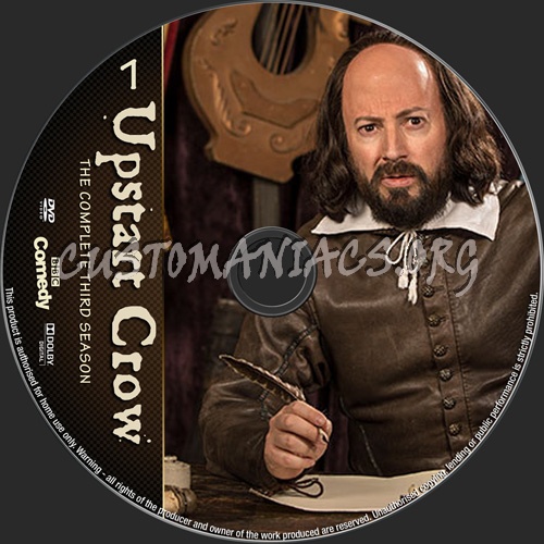 Upstart Crow Season 3 dvd label