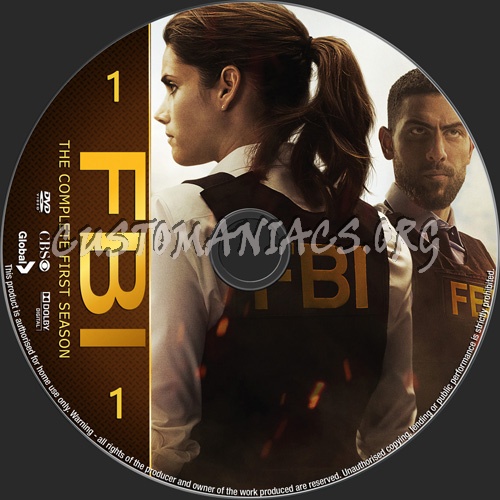FBI Season 1 dvd label