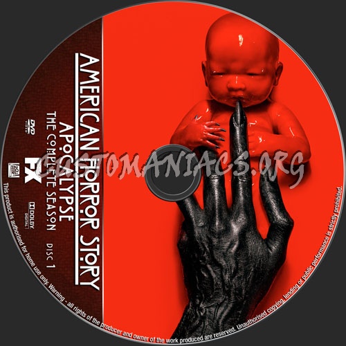 American Horror Story Season 8 dvd label