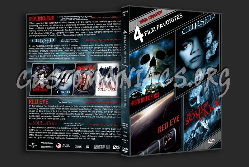 Wes Craven 4-Film Collection dvd cover