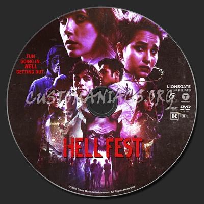 Hell Fest dvd label