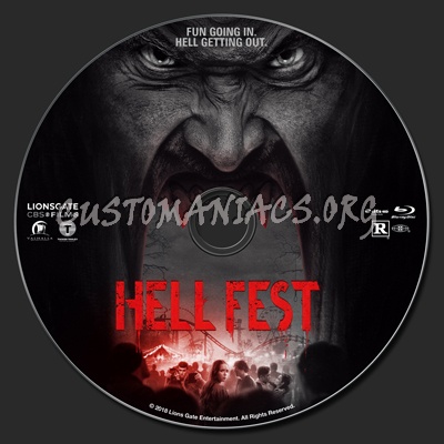 Hell Fest blu-ray label