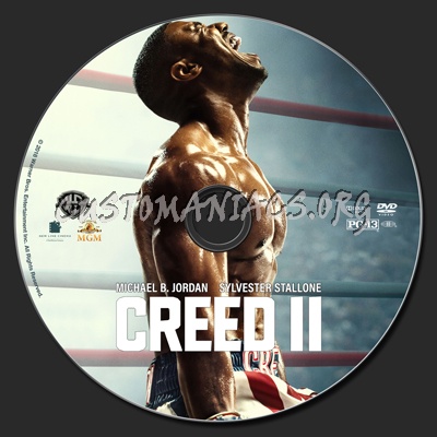 Creed II dvd label