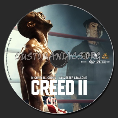 Creed II dvd label