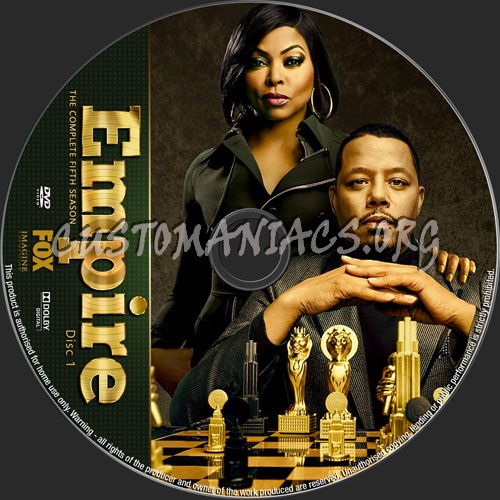 Empire Season 5 dvd label