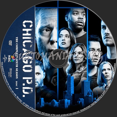 Chicago PD Season 6 dvd label