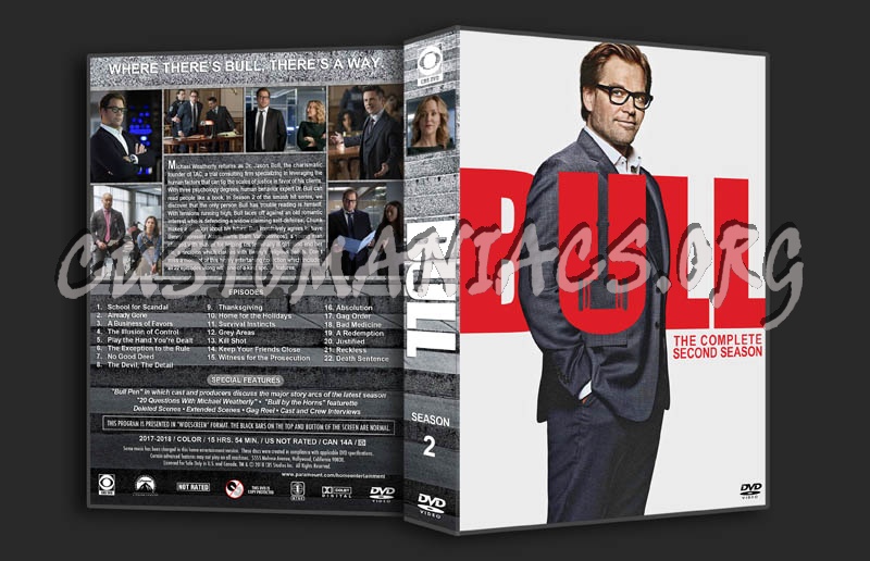 Bull - Season 2 dvd cover