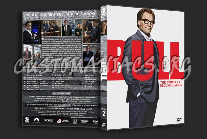 Bull - Season 2 dvd cover