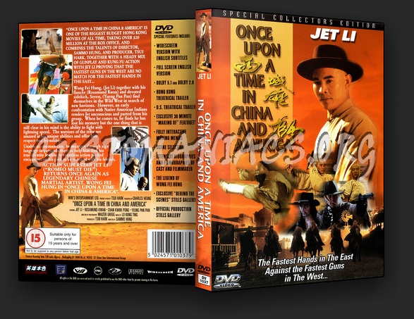 Once Upon a Time in China and America dvd cover